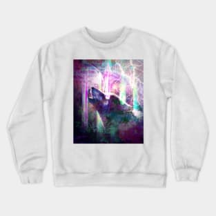 Psychedelic Trippy Wolf Crewneck Sweatshirt